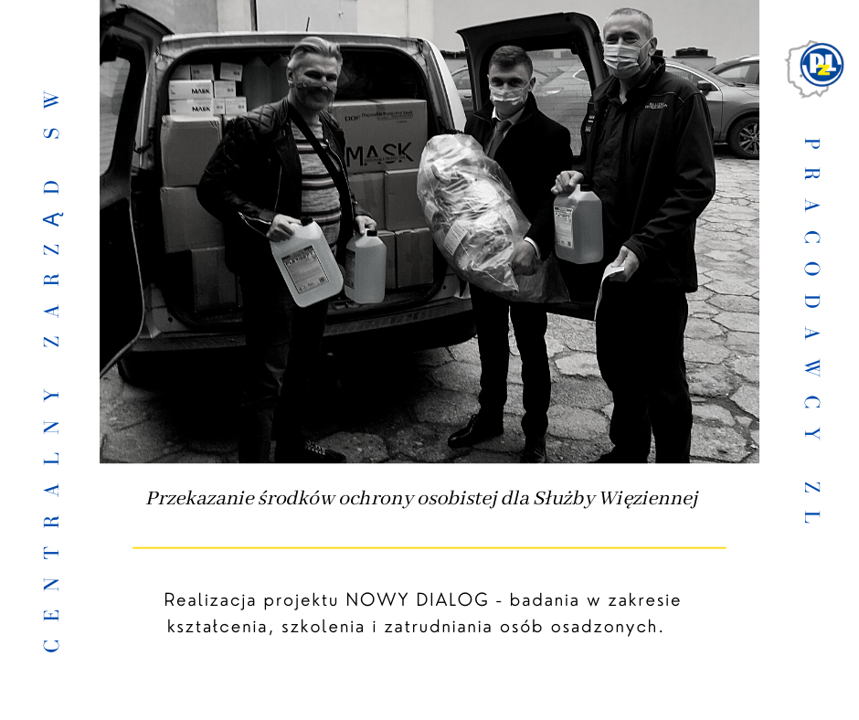 przekazanie środków ochrony osobistej