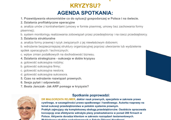 Jak przygotować firmę na czas kryzysu?